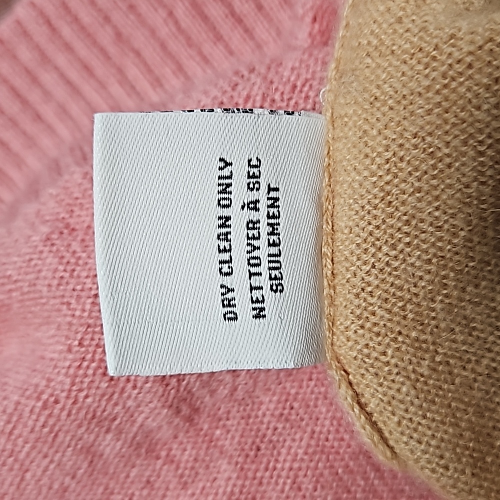 Magaschoni Colorblock V-Neck Cashmere Cardigan - Picture 7 of 7
